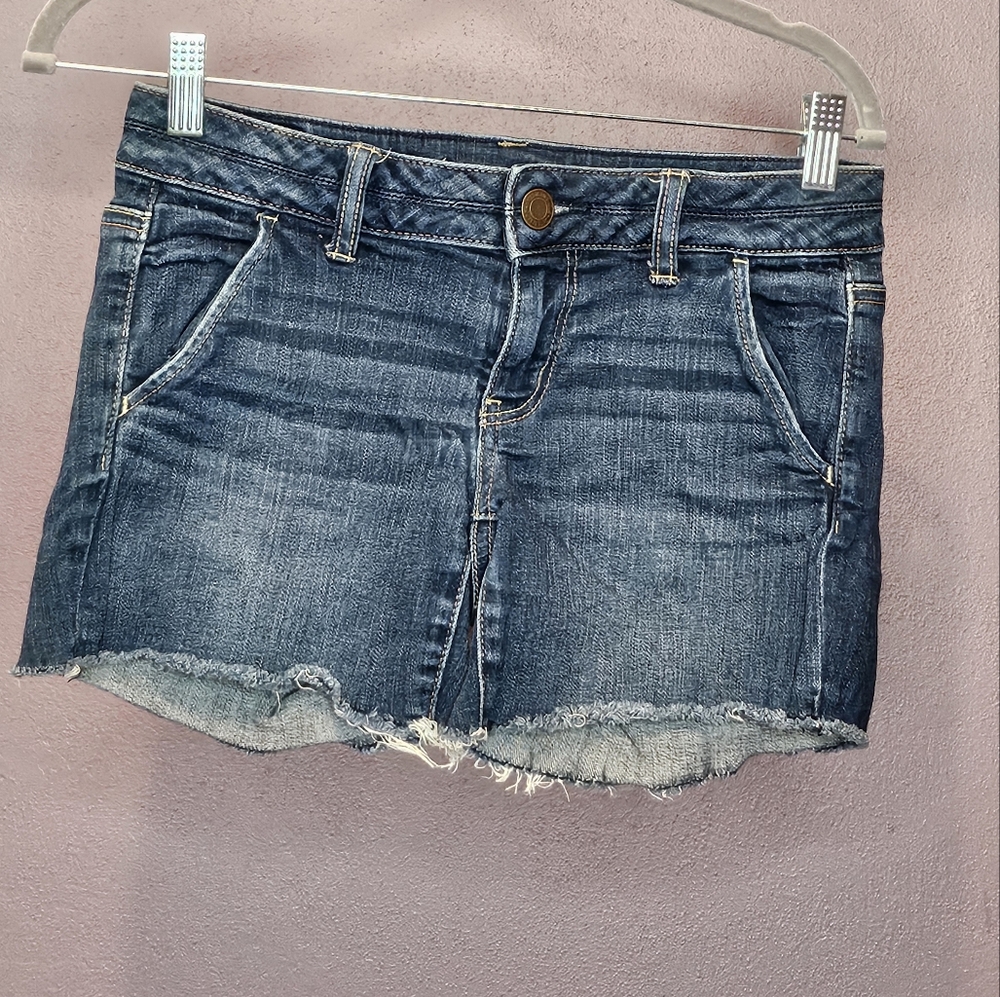 Ameruxan Eagle Denim Shorts